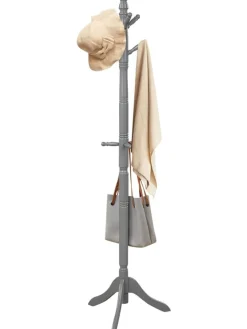 COSTWAY Wäschekörbe & -Ständer<175 cm Garderobenständer in Grau
