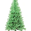 COSTWAY Künstliche Weihnachtsbäume<180 cm Künstlicher Weihnachtsbaum im Dunkeln Leuchtend in Grün
