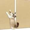 COSTWAY Katzen<2 er Kratzbrett Wand in Hellbraun