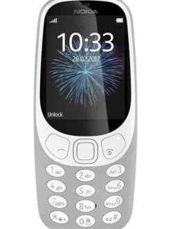 Nokia Smartphones & Zubehör<3310 2G Unlocked Mobiltelefon 2,4 Zoll Farbdisplay Dual Sim retro grey