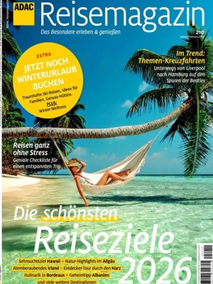 Hubert Burda Media Sonstige Gutscheine<7 x ADAC REISEMAGAZIN Zeitschrift (Gutschein für Jahres Abo)
