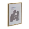 relaxdays Foto & Video<24 x Bilderrahmen "A4" in Gold
