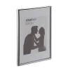 relaxdays Foto & Video<24 x Bilderrahmen "A4" in Silber