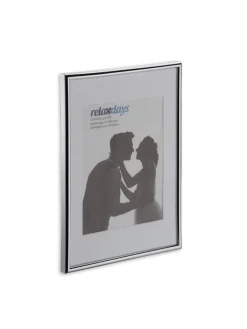 relaxdays Foto & Video<24 x Bilderrahmen "A4" in Silber