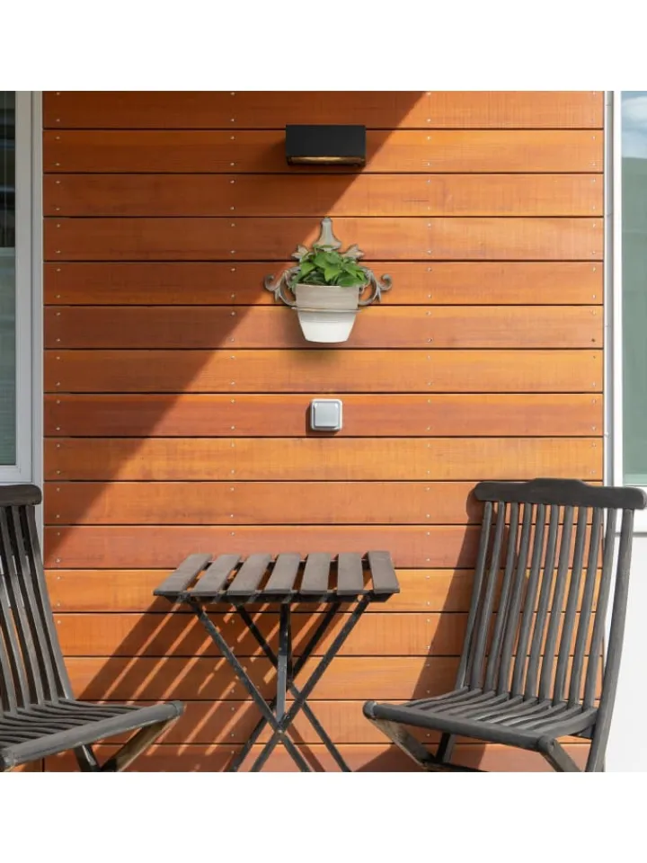 relaxdays Gartendekoration<3 x Blumenhalter in Gold-Grau - Ø 13,5 cm