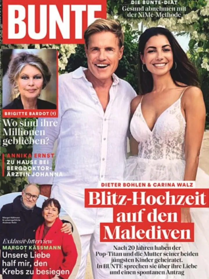 Hubert Burda Media Sonstige Gutscheine<52 x BUNTE Zeitschrift (Gutschein für Jahres Abo)