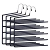 relaxdays Weitere Haushaltshelfer<4 x Mehrfachbügel in Schwarz - (B)32 x (H)35 cm