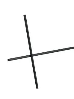 relaxdays Pflanzen & Zubehör<2 x Pflanzenstütze in Schwarz - (B)35 x (H)79 cm