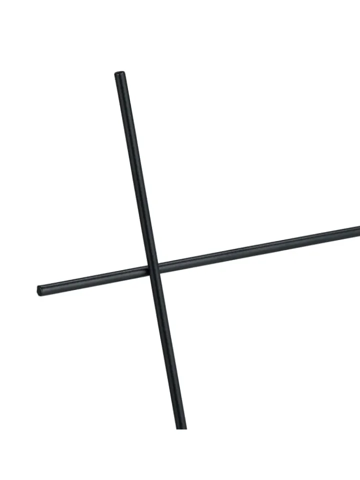 relaxdays Pflanzen & Zubehör<2 x Pflanzenstütze in Schwarz - (B)35 x (H)79 cm