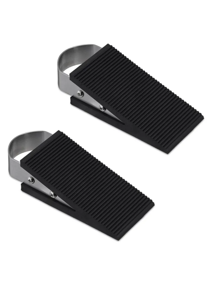 relaxdays Weitere Haushaltshelfer<8 x Türkeil in Schwarz/ Silber