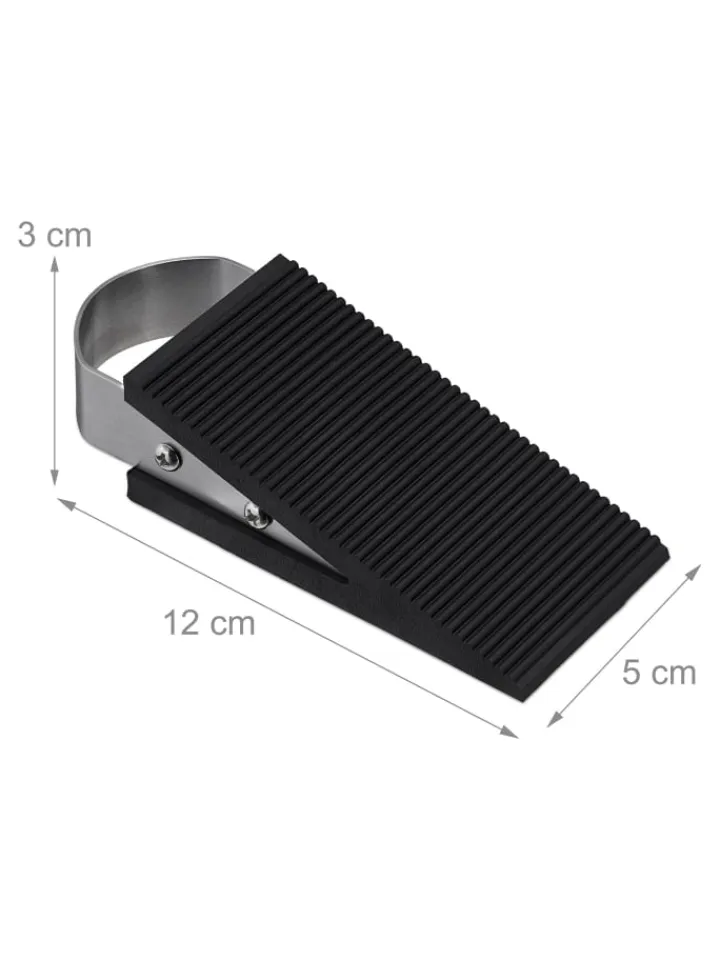 relaxdays Weitere Haushaltshelfer<8 x Türkeil in Schwarz/ Silber