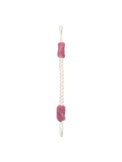 relaxdays Tür- & Zugluftstopper<2 x Türkordel in Creme/ Rosa