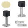 relaxdays Tür- & Zugluftstopper<2 x Türstopper in Schwarz/ Silber