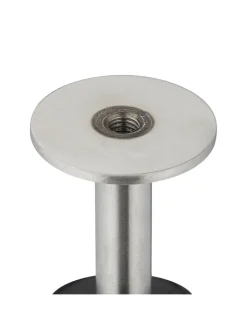 relaxdays Tür- & Zugluftstopper<2 x Türstopper in Schwarz/ Silber