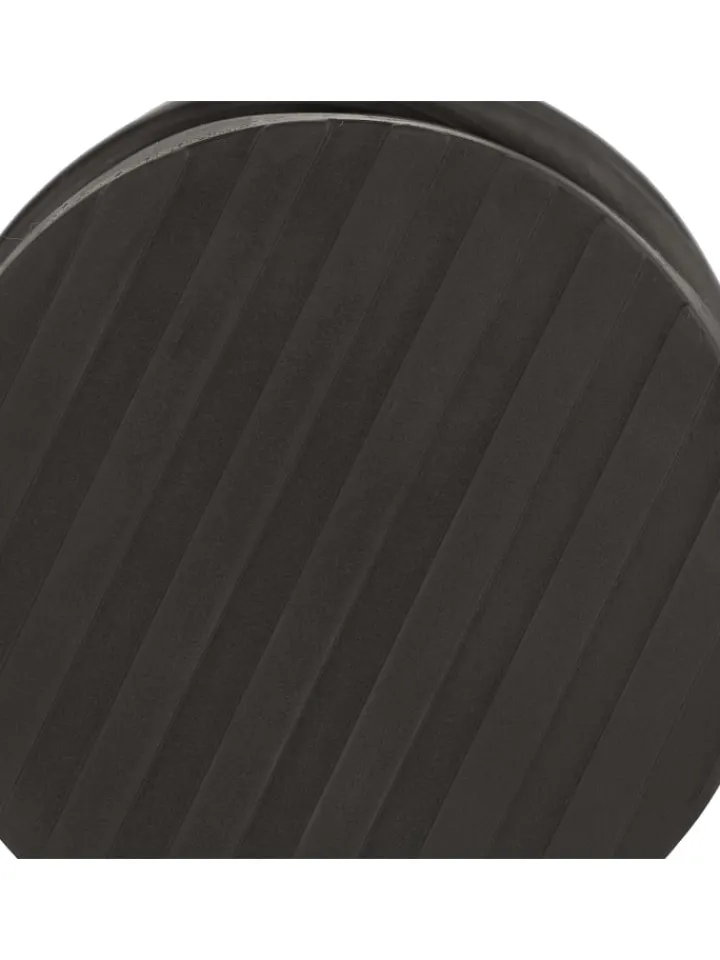 relaxdays Tür- & Zugluftstopper<4 x Türstopper in Silber/ Schwarz - (H)7,5 x Ø 7 cm
