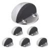 relaxdays Tür- & Zugluftstopper<6 x Türstopper in Silber/ Schwarz