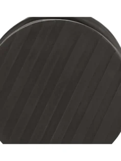 relaxdays Tür- & Zugluftstopper<3 x Türstopper in Silber/ Schwarz - (H)7,5 x Ø 7 cm