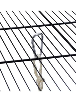 relaxdays Vögel<2 x Vogelschaukel-Ring in Natur - Ø 15 cm