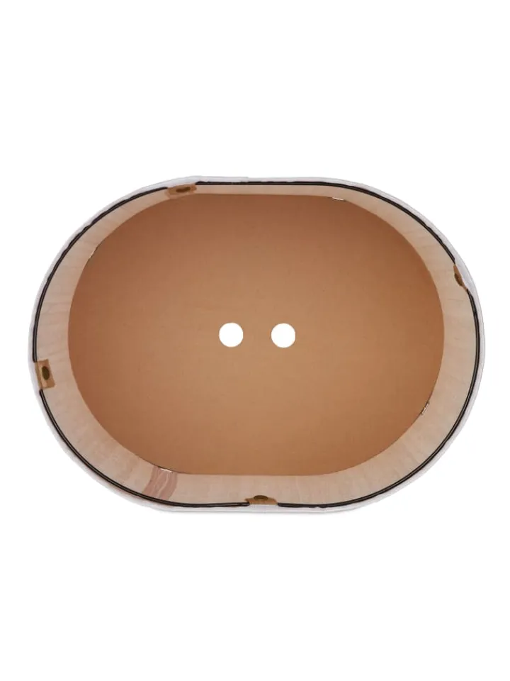 relaxdays Wäschekörbe & -Ständer<2 x Wäschekorb in Weiß - (B)42 x (H)55 x (T)32 cm