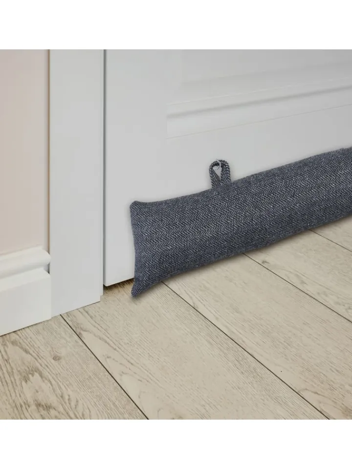 relaxdays Tür- & Zugluftstopper<2 x Zugluftstopper "Stern" in Grau - 76 cm