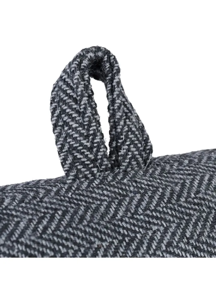 relaxdays Tür- & Zugluftstopper<2 x Zugluftstopper "Stern" in Grau - 76 cm