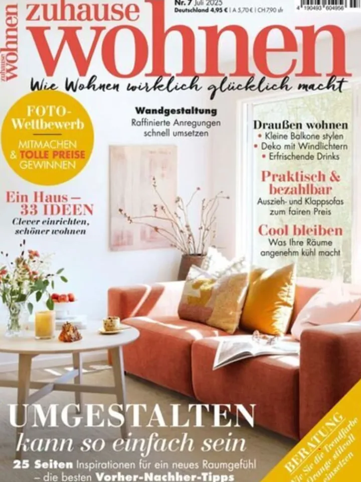 Hubert Burda Media Sonstige Gutscheine<10 x ZUHAUSE WOHNEN Zeitschrift (Gutschein für Jahres Abo)