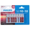 Philips Technikzubehör<AAA-Batterien LR03 - 20 Stück