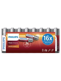 Philips Technikzubehör<AA-Batterien LR6 - 16 Stück
