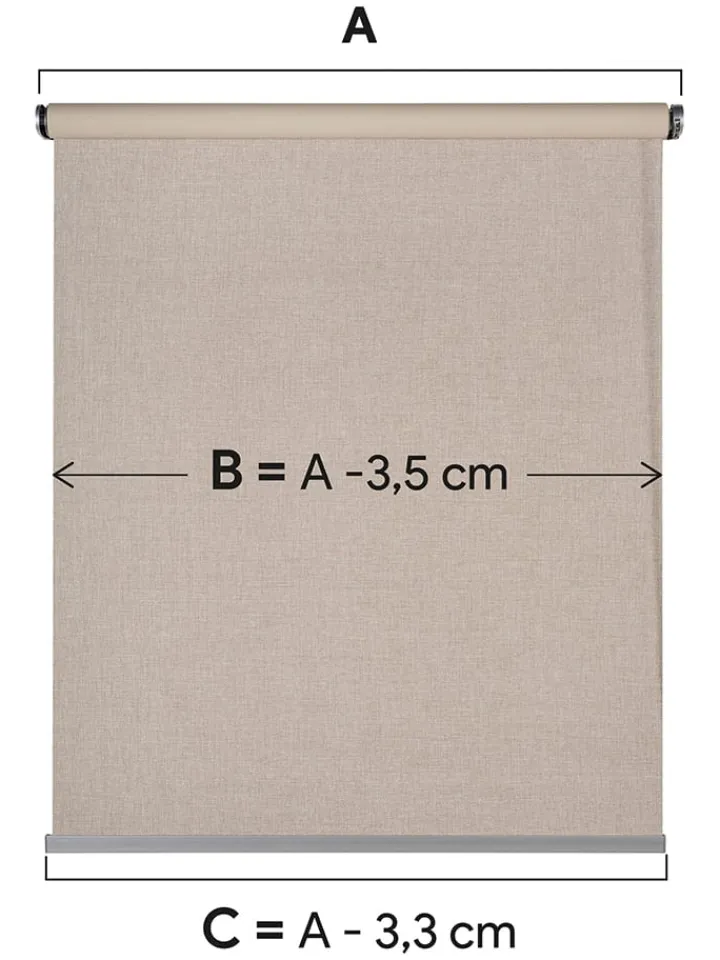 Selecta Stor Gardinen, Jalousien & Rollos<Abdunklungsrollo in Beige