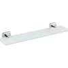 Wenko Badaccessoires<Ablage "Mezzano" in Weiß/ Silber - (B)46,5 x (H)5,5 x (T)13,5 cm