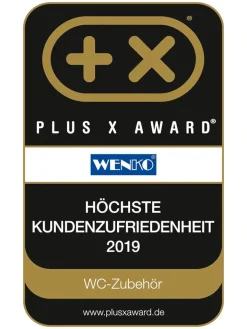 Wenko Badaccessoires<Absenkautomatik-WC-Sitz "Bellevue" in Schwarz
