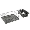 metaltex Weitere Haushaltshelfer<Abtropfgestell ''Aquatex'' in Grau - (B)35 x (H)30 x (T)12 cm