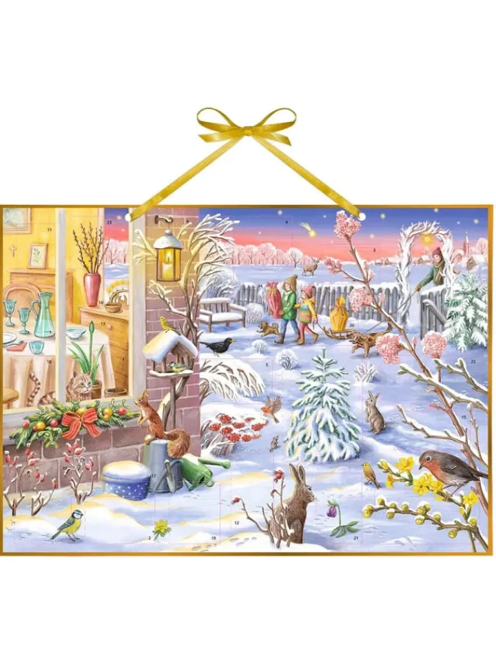 St. Benno Adventskalender<Adventskalender 'Blüten im Schnee' | Der Winterblüher-Adventskalender