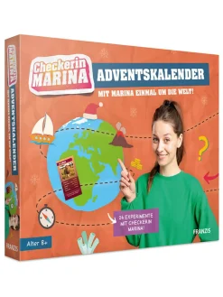 FRANZIS Adventskalender<Adventskalender "Checkerin Marina" - ab 8 Jahren