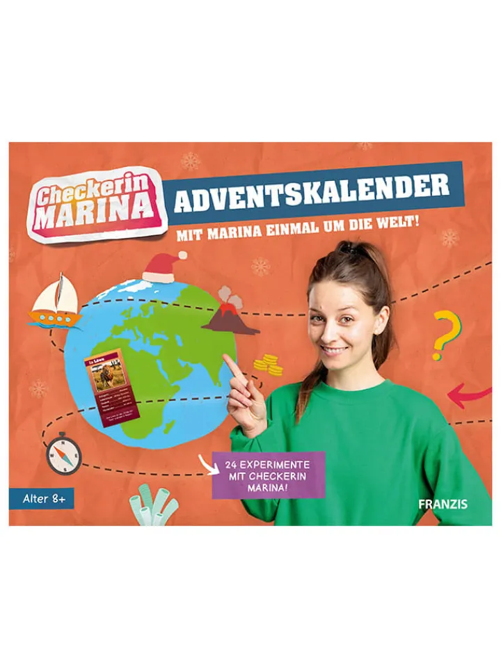 FRANZIS Adventskalender<Adventskalender "Checkerin Marina" - ab 8 Jahren