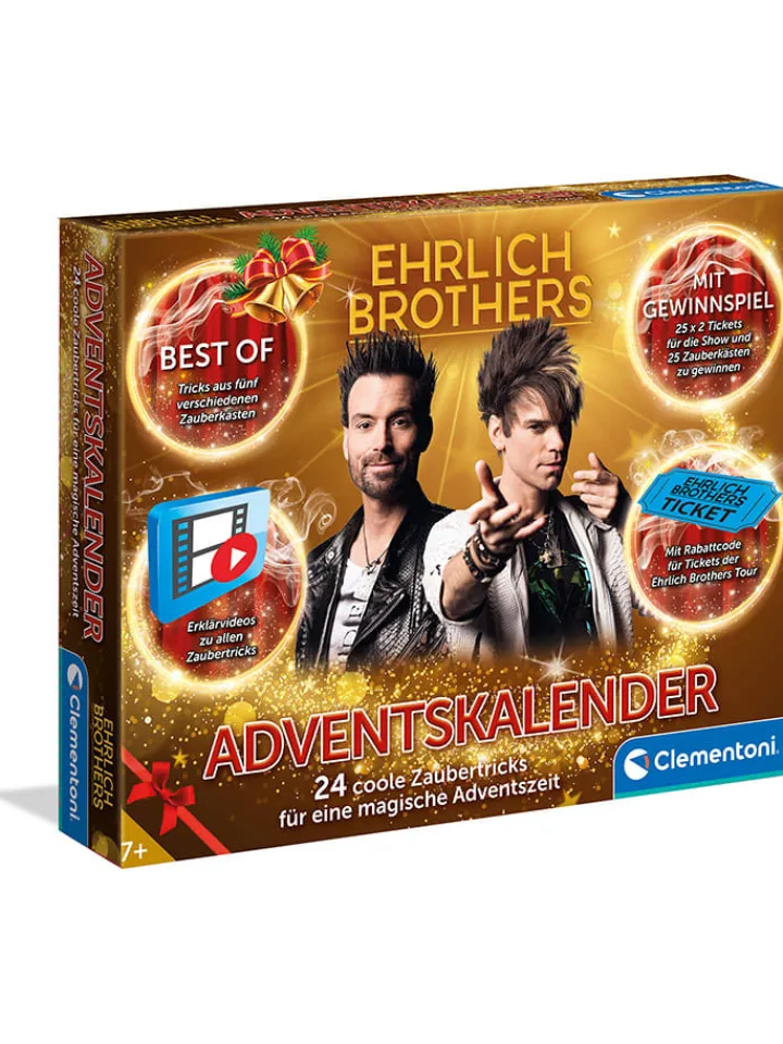 Clementoni Adventskalender<Adventskalender "Ehrlich Brothers Adventskalender der Magie" - ab 7 Jahren