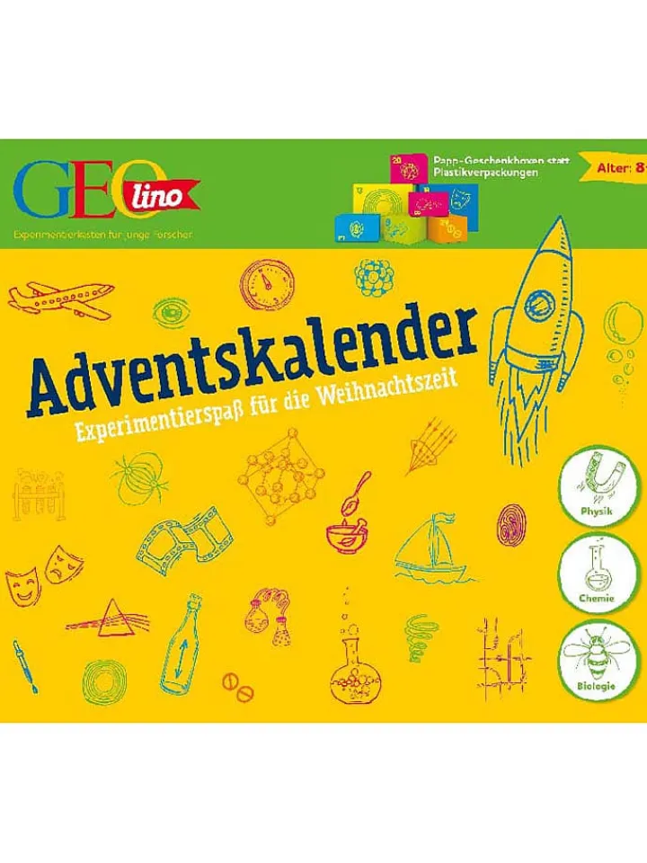 FRANZIS Adventskalender<Adventskalender "Geolino Naturwissenschaften" - ab 8 Jahren