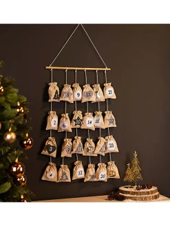 Hollybell Adventskalender<Adventskalender in Beige - (L)90 x (B)55 cm