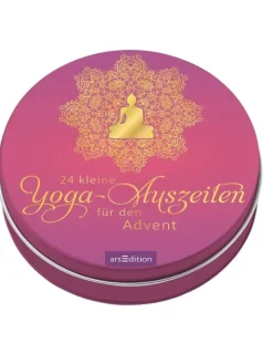 ars edition Adventskalender<Adventskalender in der Dose. 24 kleine Yoga-Auszeiten für den Advent