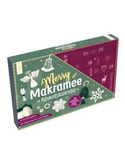 Frech Adventskalender<Adventskalender Merry Makramee | Material für 24 Makramee-Projekte. Mit...