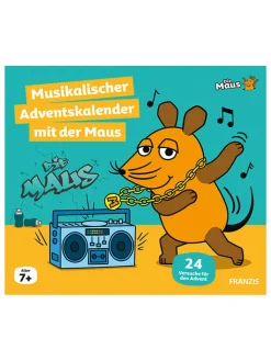 FRANZIS Adventskalender<Adventskalender "Musikalischer Adventskalender mit der Maus" - ab 7 Jahren