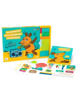 FRANZIS Adventskalender<Adventskalender "Musikalischer Adventskalender mit der Maus" - ab 7 Jahren