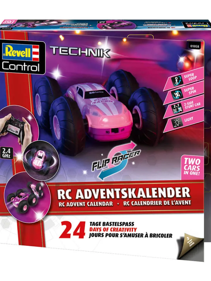 Revell Adventskalender<Adventskalender "Stunt Car" in Rosa - ab 8 Jahren