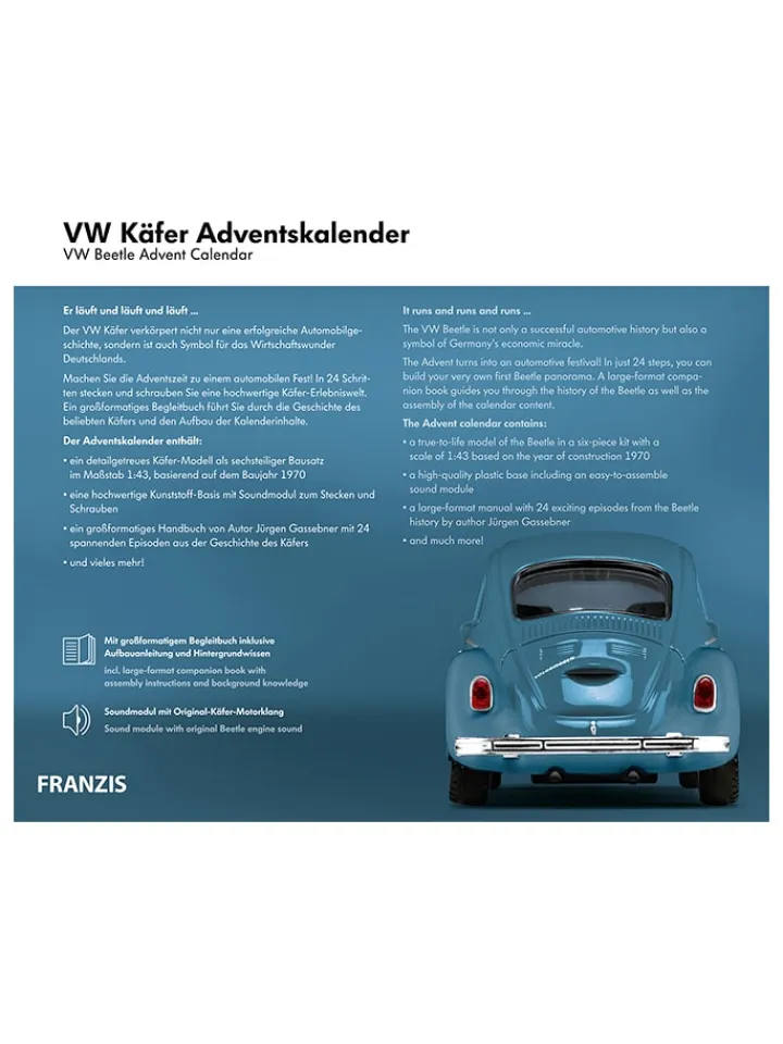 FRANZIS Adventskalender<Adventskalender "VW Käfer" - ab 14 Jahren