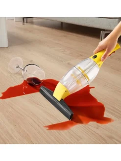CLEANmaxx Staubsauger|Klima & Haushalt<Akku-Fensterreiniger 3,7 V in Gelb mit Verlängerungsstange