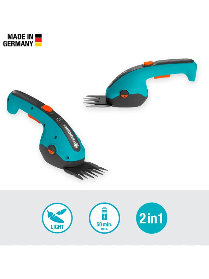 Gardena Gartendekoration<Akku-Grasschere "ComfortCut Li" in Hellblau