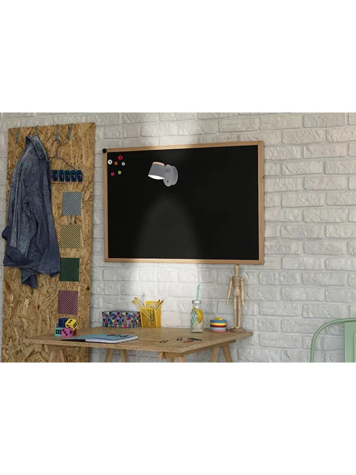 näve Wandleuchten<Akku-LED-Wandleuchte "Tondo" in Weiß - (B)14,5 cm