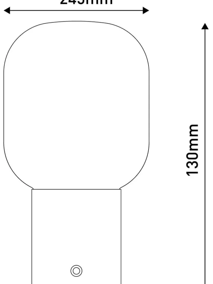 näve Tischleuchten<Akku-Tischleuchte "Albero" in Silber - EEK G (A bis G)