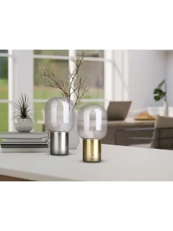 näve Tischleuchten<Akku-Tischleuchte "Albero" in Silber - EEK G (A bis G)