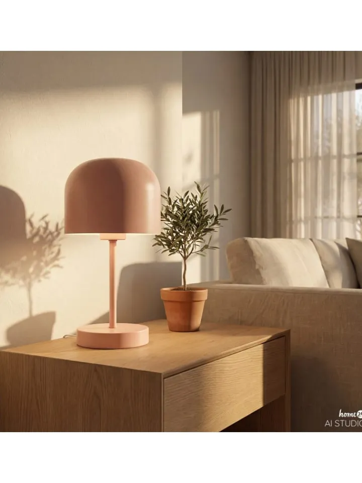 home24 Tischleuchten<Akku-Tischleuchte BREV in Rosa